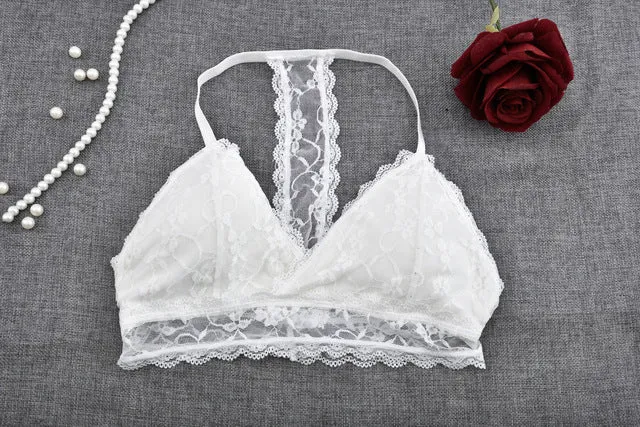 2017 new arrival 3/4 cup sexy women underwear Comfortable Lace bralette Wireless bra women for Backless wear Brassiere