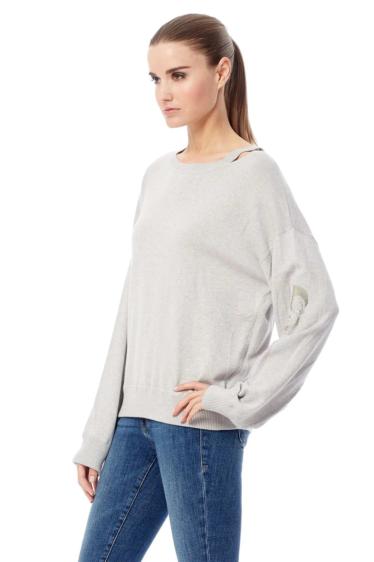 360 Cashmere - Fara in Heather Grey