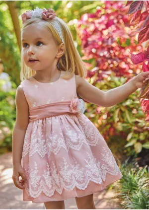 Abel & Lula Baby & Toddler Girls Pale Pink Organza Dress