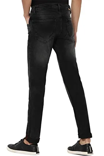 Allen Solly Men's Slim Jeans (ALDNVSKFC87569_Dark Grey_30)