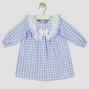 AW24 Rapife Girls Blue & White Check Dress 4215