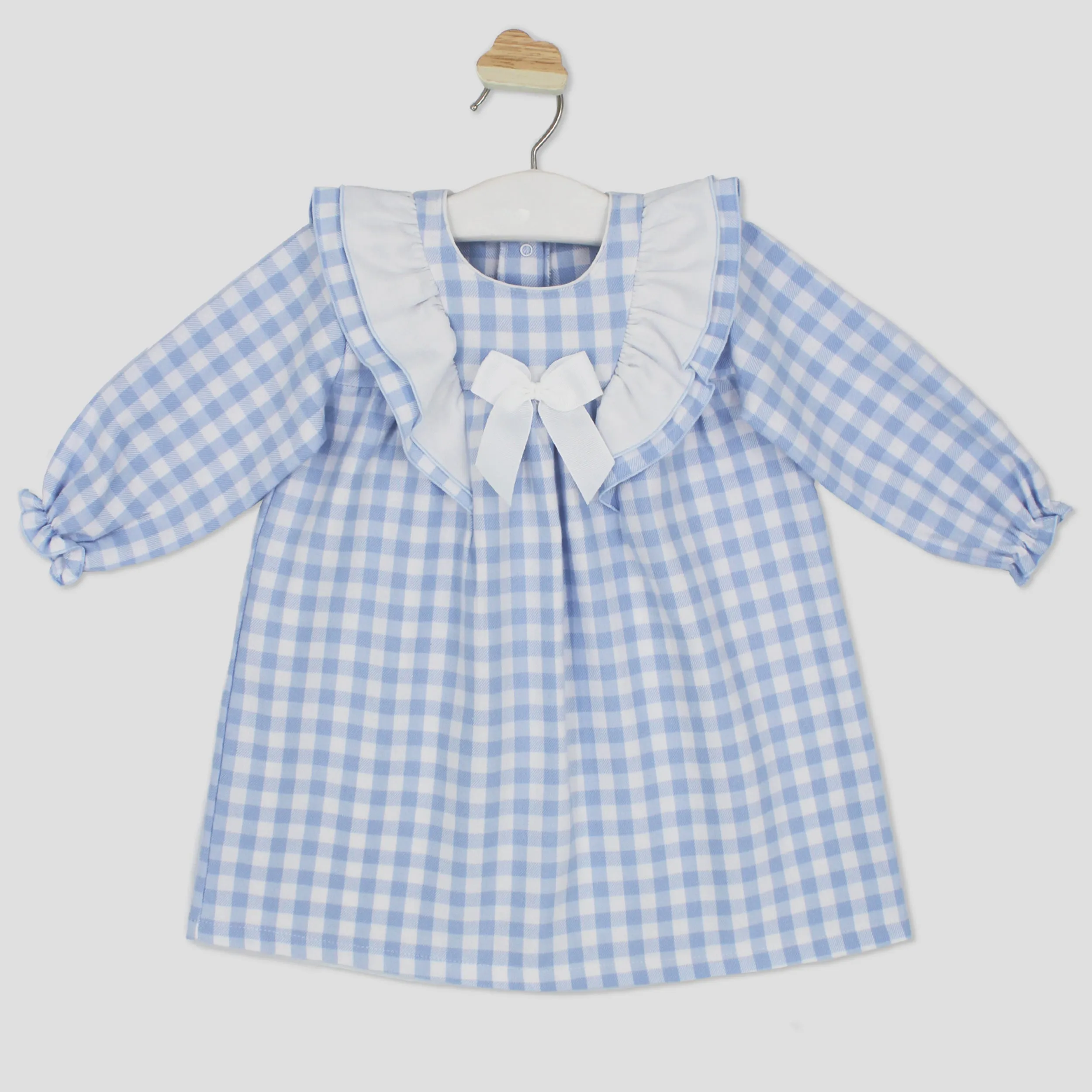 AW24 Rapife Girls Blue & White Check Dress 4215