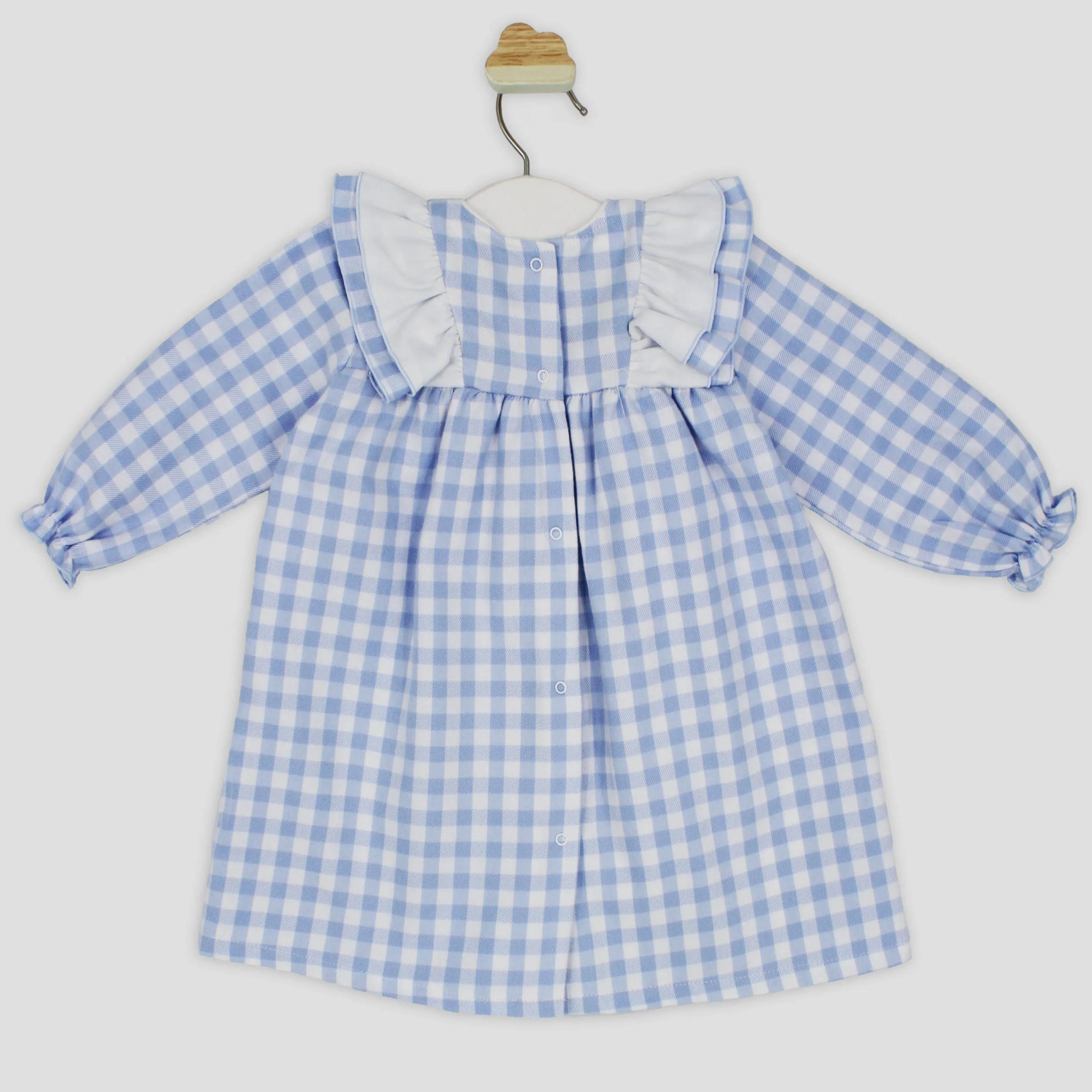 AW24 Rapife Girls Blue & White Check Dress 4215