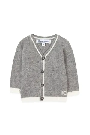 BABY CEREMONIE GARCON GILET11 - Gris chiné