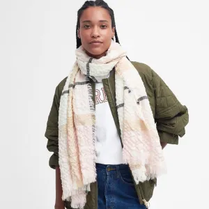 Barbour Faith Tartan Scarf in Primrose Hessian