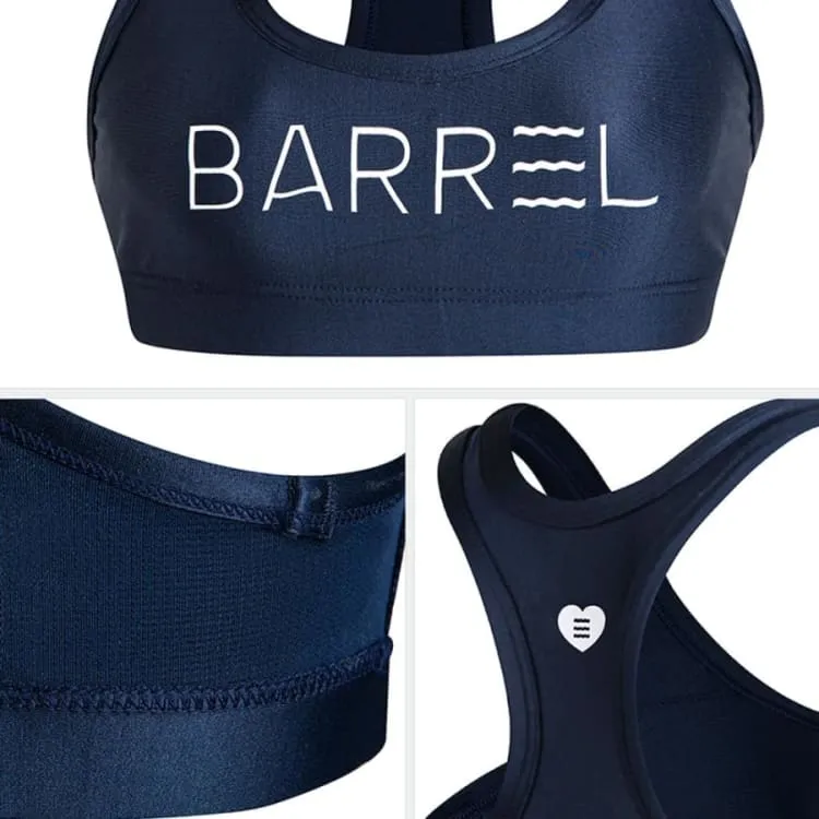 Barrel Womens Big Logo Bra Top-PALE PURPLE