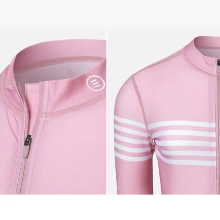 Barrel Womens Ocean ZipUp Rashguard-PINK