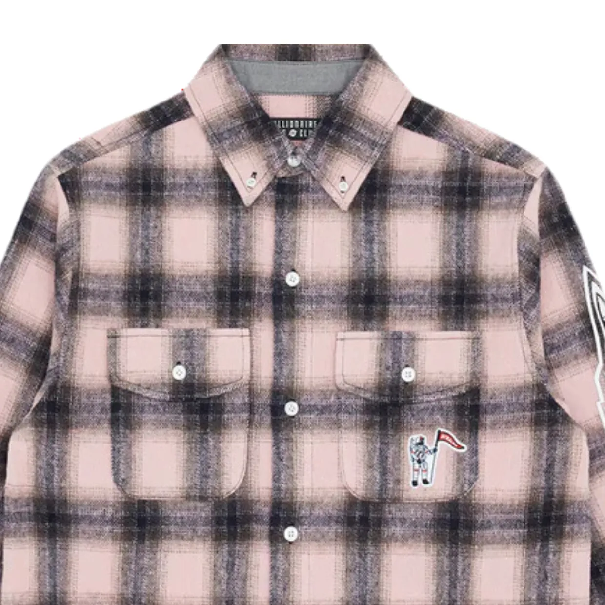 Billionaire Boys Club Pink Check Shirt