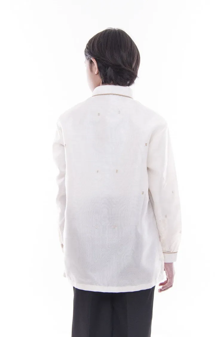 BL03 - MADE-TO-ORDER - Boys' Jusilyn Barong Tagalog with Lining