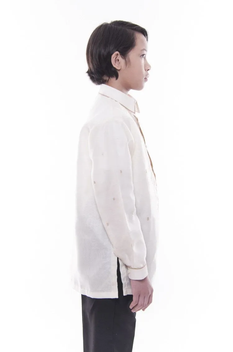 BL03 - MADE-TO-ORDER - Boys' Jusilyn Barong Tagalog with Lining