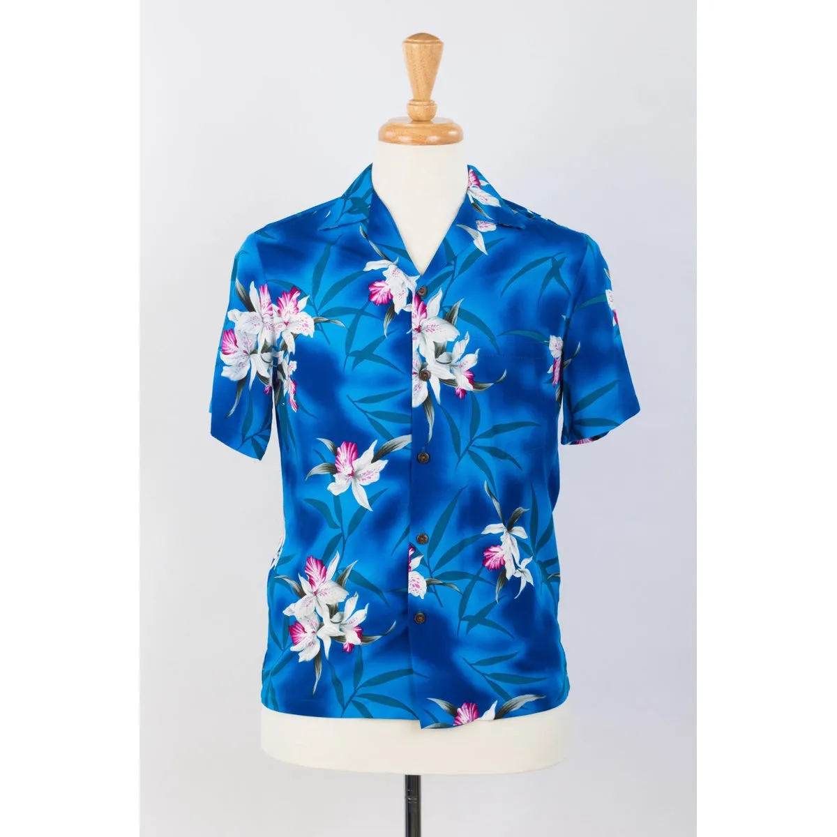 Black Orchid Floral Print Shirt | Black