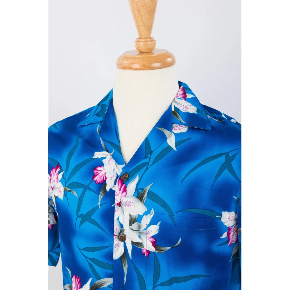 Black Orchid Floral Print Shirt | Black