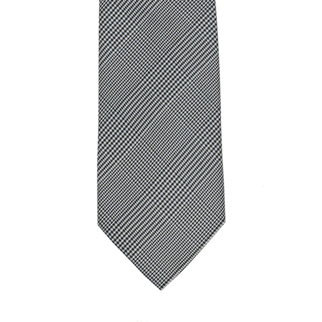 Black Prince-of-Wales silk tie