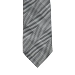 Black Prince-of-Wales silk tie