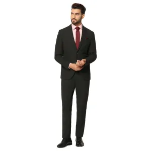 blackberrys Dobby Hybrid Formals Suits Notch Lapel in Slim FIT Gray