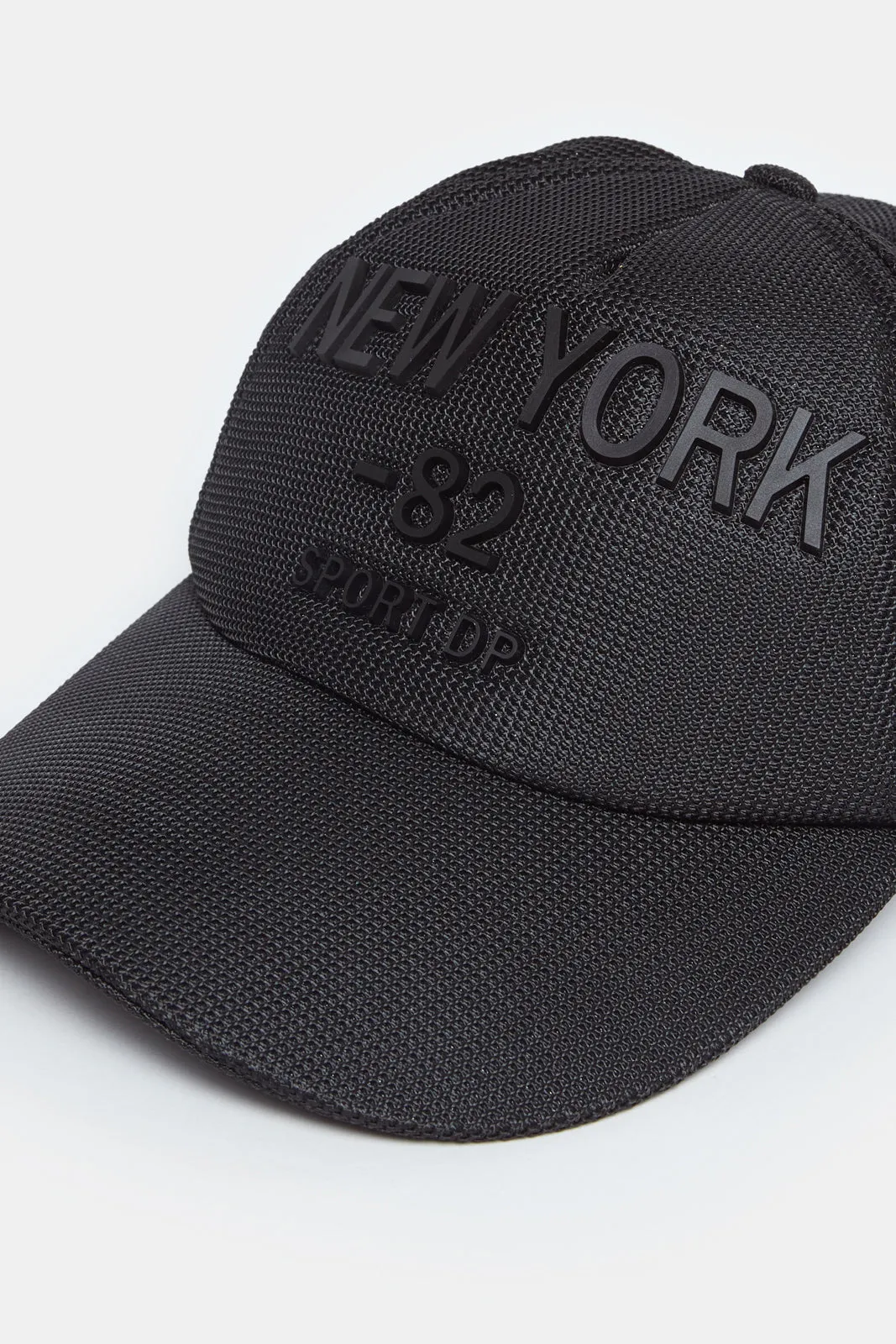 Boys Black New York Embellished Cap