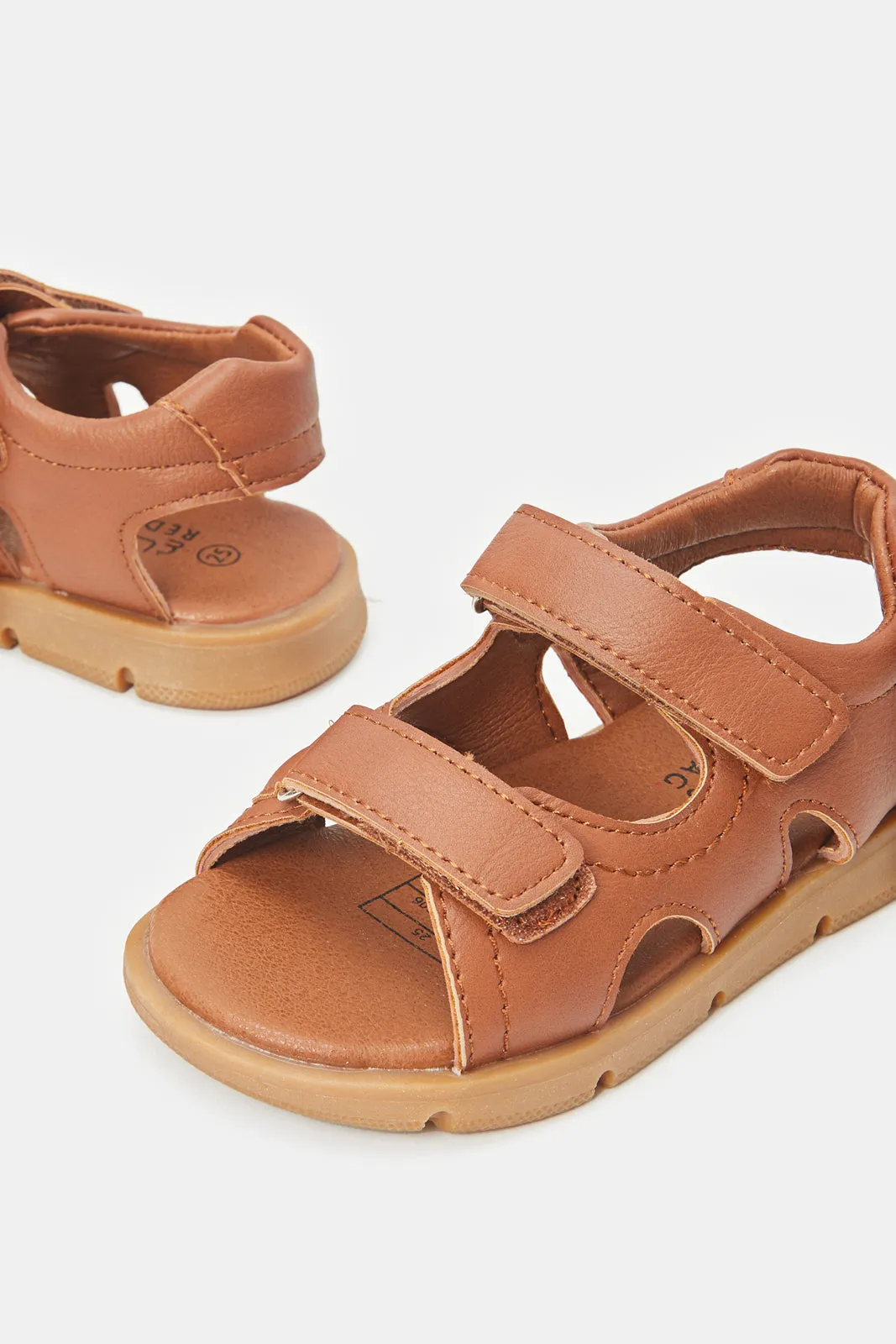 Boys Brown Sports Sandals