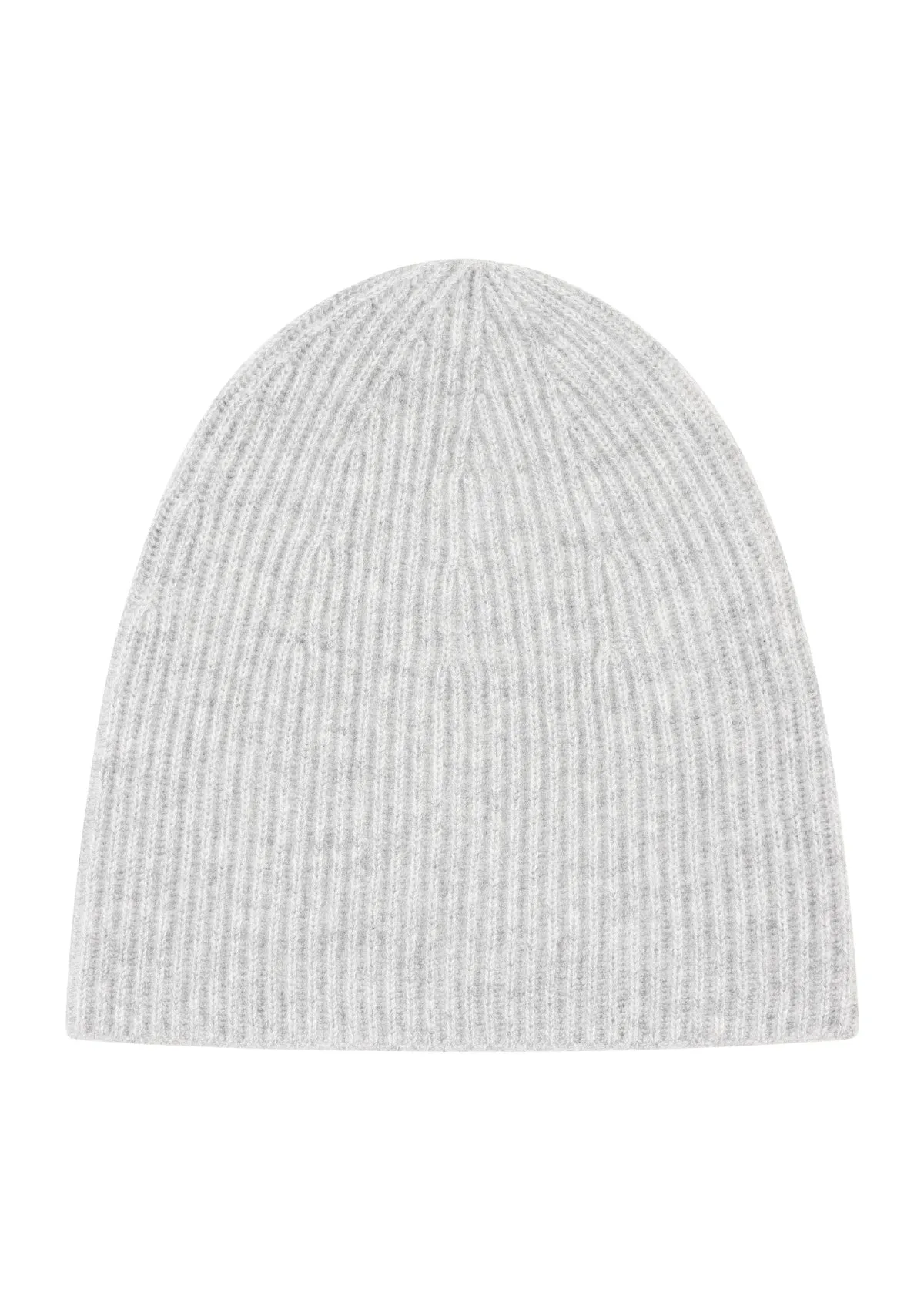 Cashmere Beanie in Foggy Grey