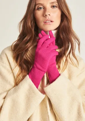 Cashmere Glove in Rose Pink