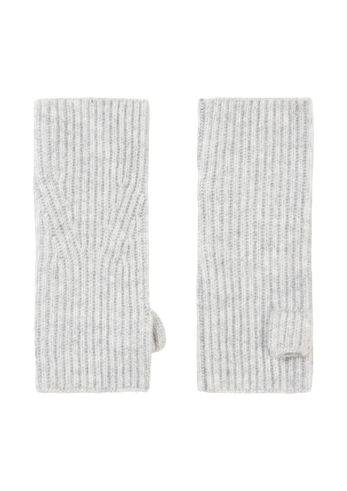 Cashmere Mitt in Foggy Grey