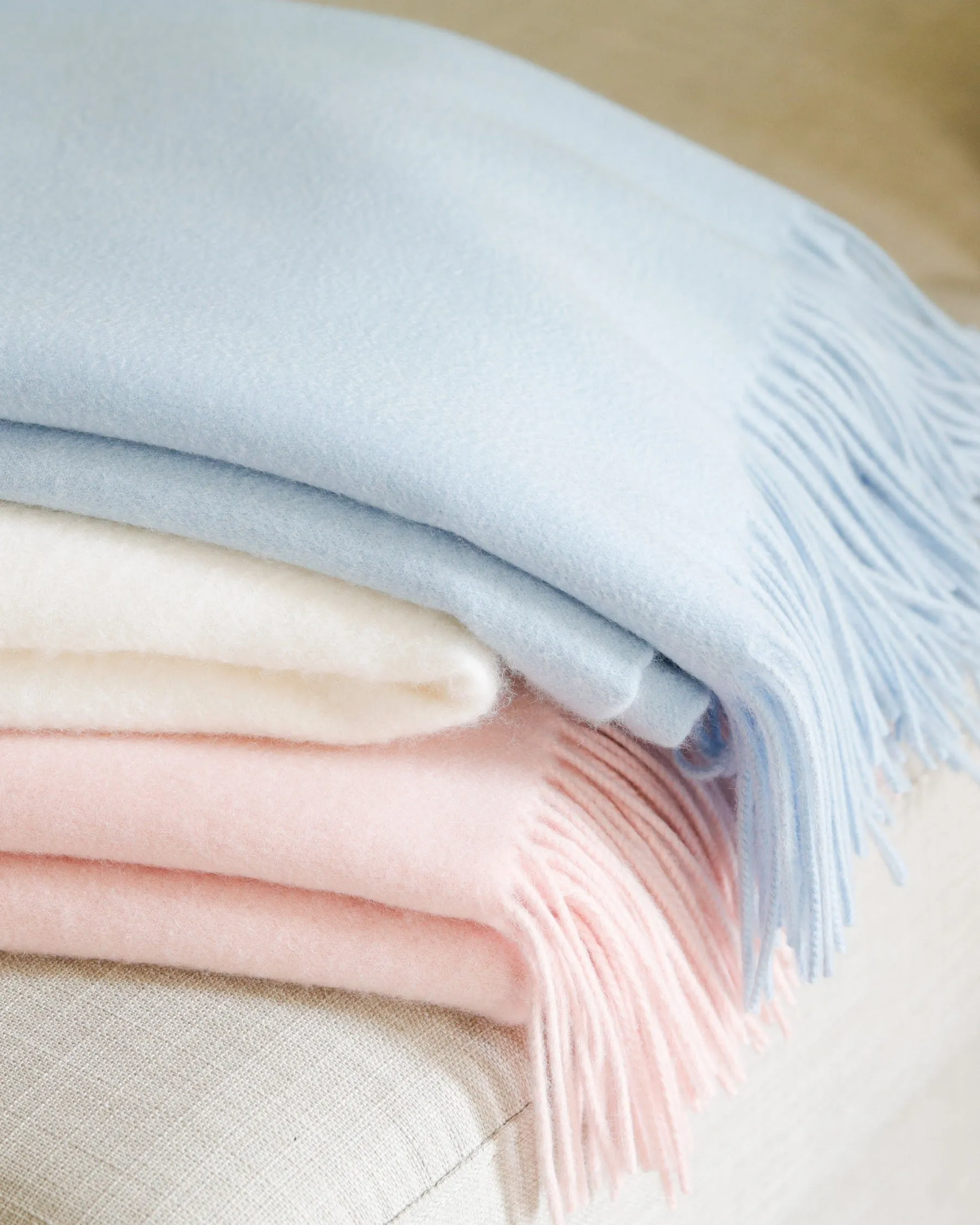 Classic Throw Blanket, Ice Blue