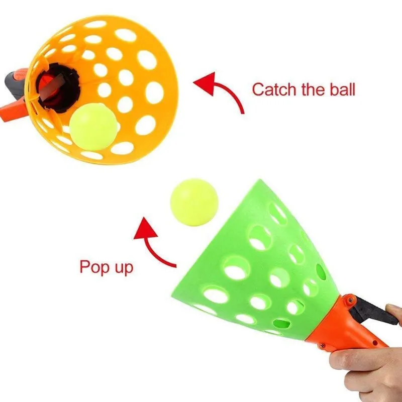 Click and Catch Twin Ball Launcher Game