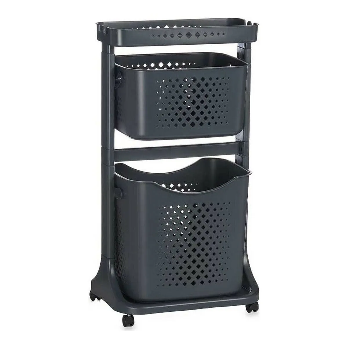 Clothes Trolley Anthracite polypropylene (33 x 81 x 44 cm)