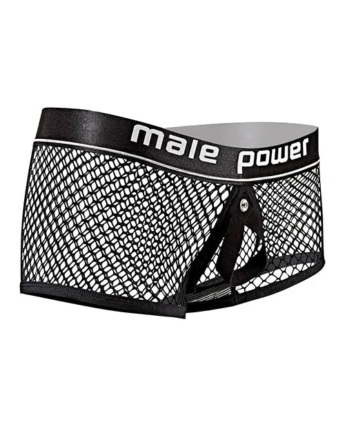 Cock Pit Fishnet Mini Cock Ring Short