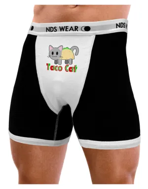 Cute Taco Cat Design Text Mens Boxer Brief Underwear by TooLoud