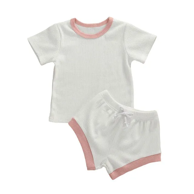 Dandy - Cotton Ribbed Baby Clothes Set Unisex 0-3Y