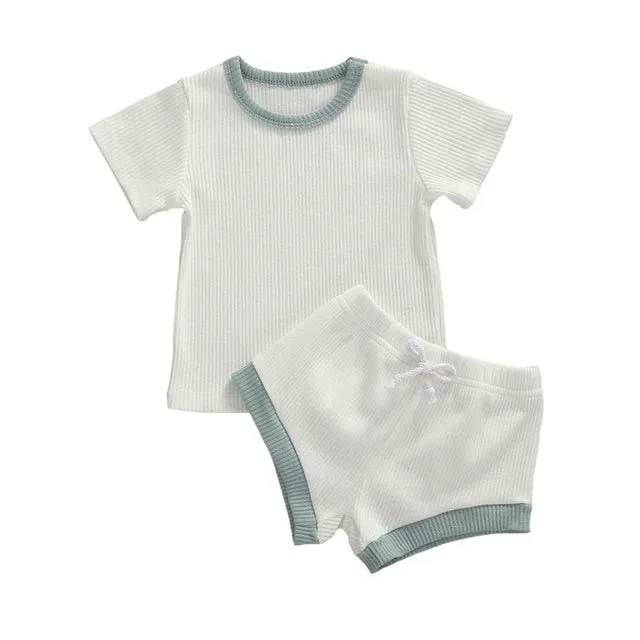 Dandy - Cotton Ribbed Baby Clothes Set Unisex 0-3Y