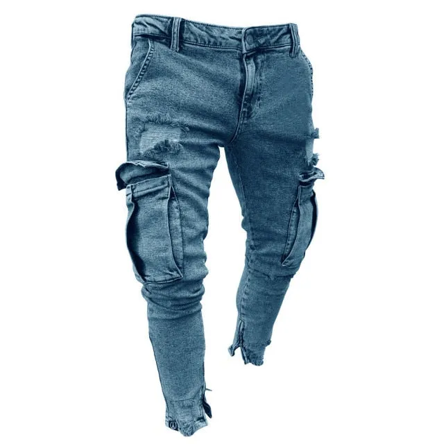 Denim Pocket Pants