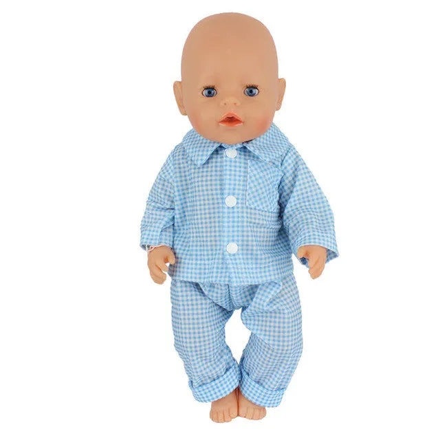 Doll Jump Suits Fit For 43cm Baby Born Zapf Doll Reborn Baby Clothes