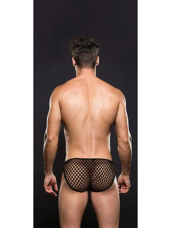 Envy Modern Fishnet Bikini Black L/XL