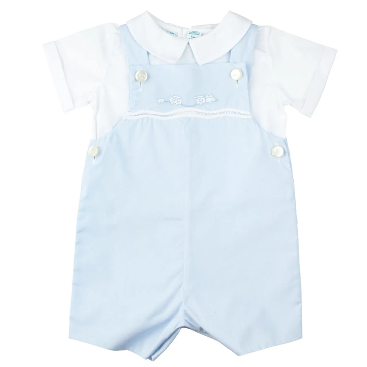 Feltman Brothers Infant Bobbie Suit & Shortall Blue/White 96371