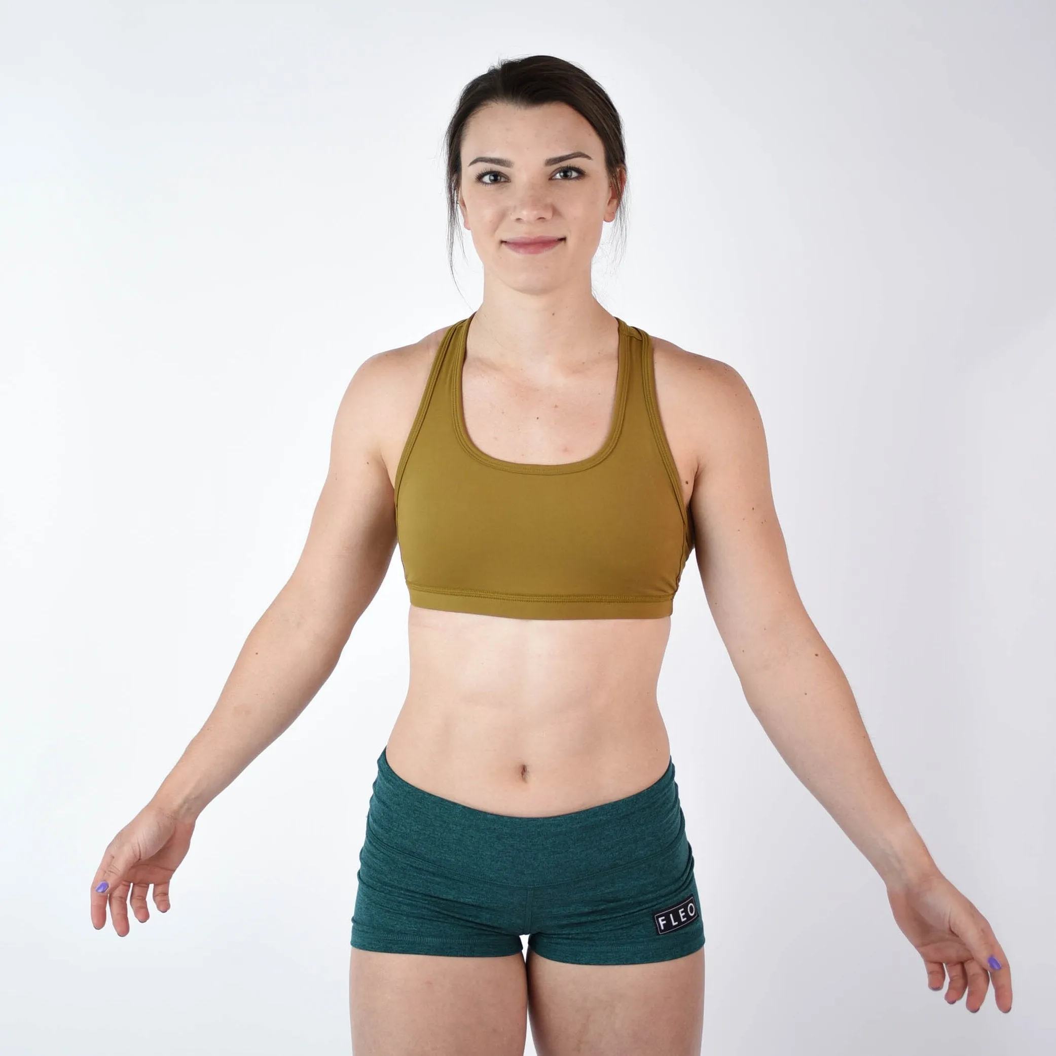 FLEO Nora Sports Bra - Amber Green