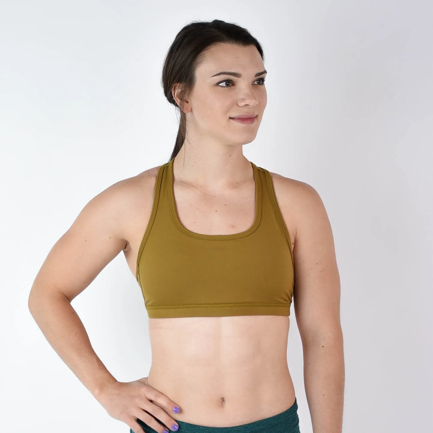 FLEO Nora Sports Bra - Amber Green