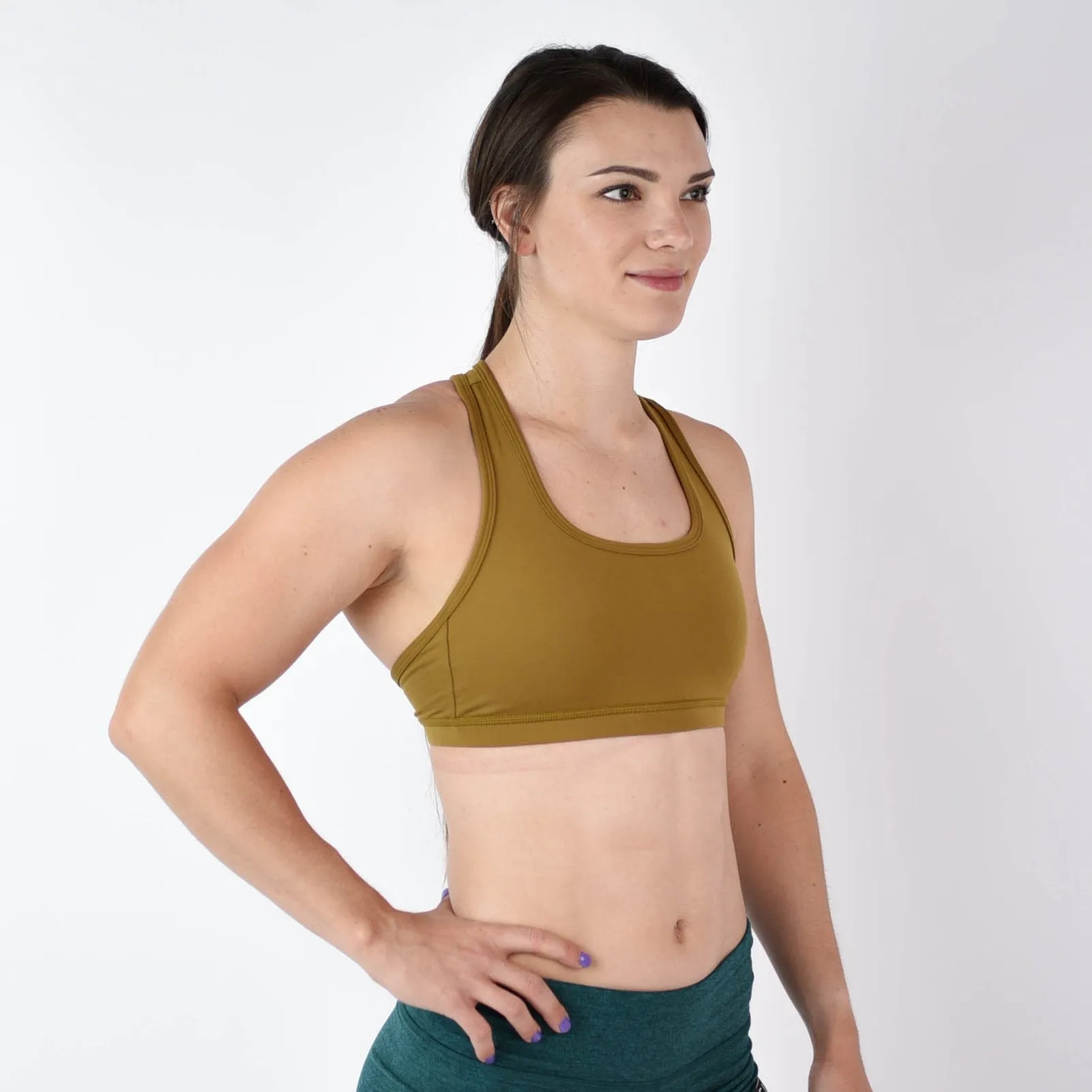 FLEO Nora Sports Bra - Amber Green