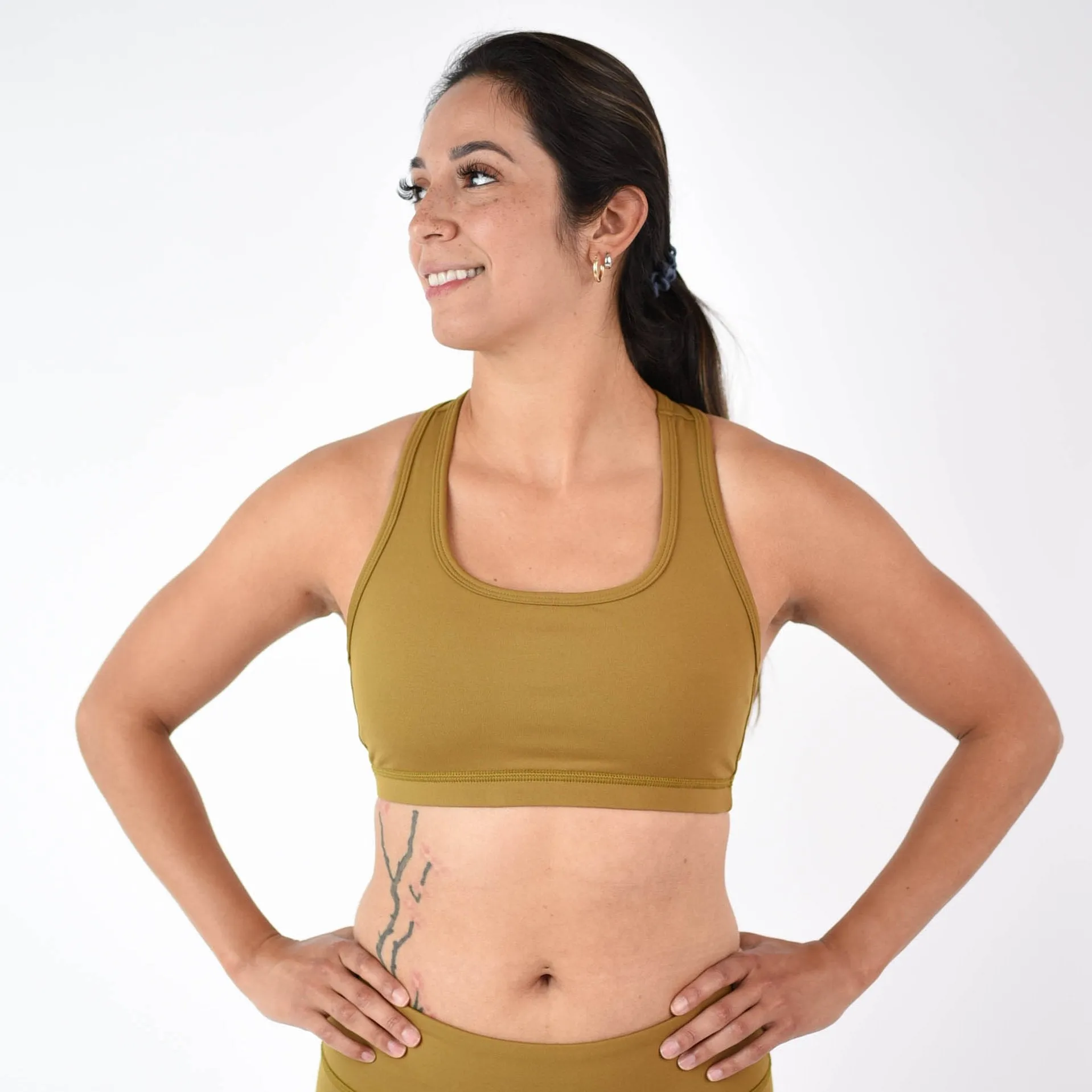 FLEO Nora Sports Bra - Amber Green