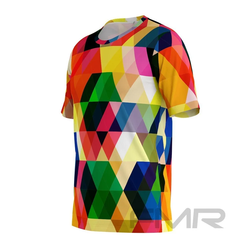 FMR Men's Prismatic Short Sleeve Running Shirt