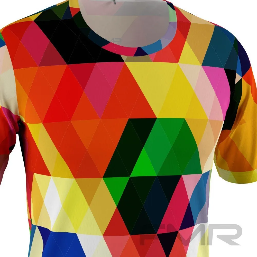 FMR Men's Prismatic Short Sleeve Running Shirt