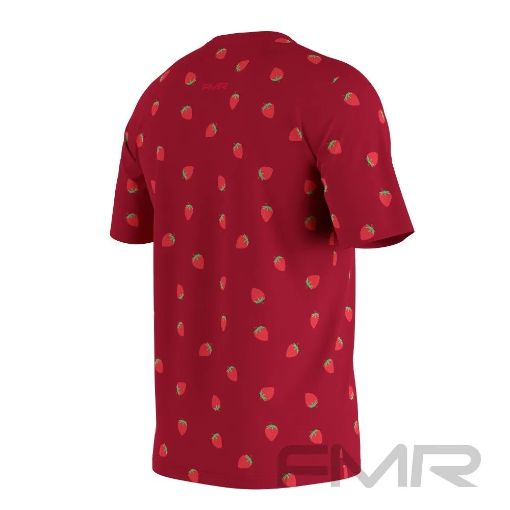 FMR Men's Strawberry Short Sleeve Running Shirt