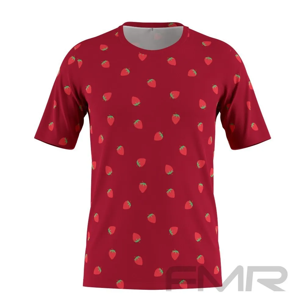 FMR Men's Strawberry Short Sleeve Running Shirt