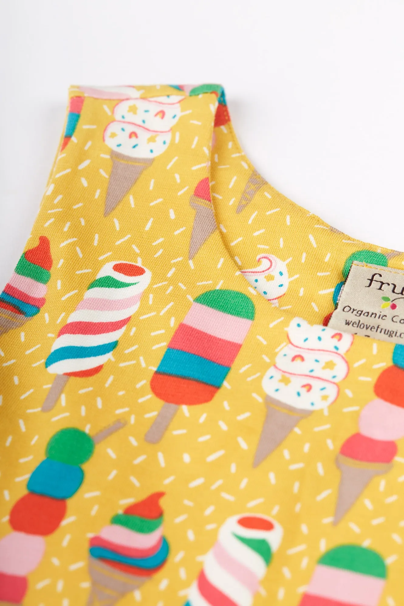 Frugi Skye Summer Dress Rainbow Sprinkles