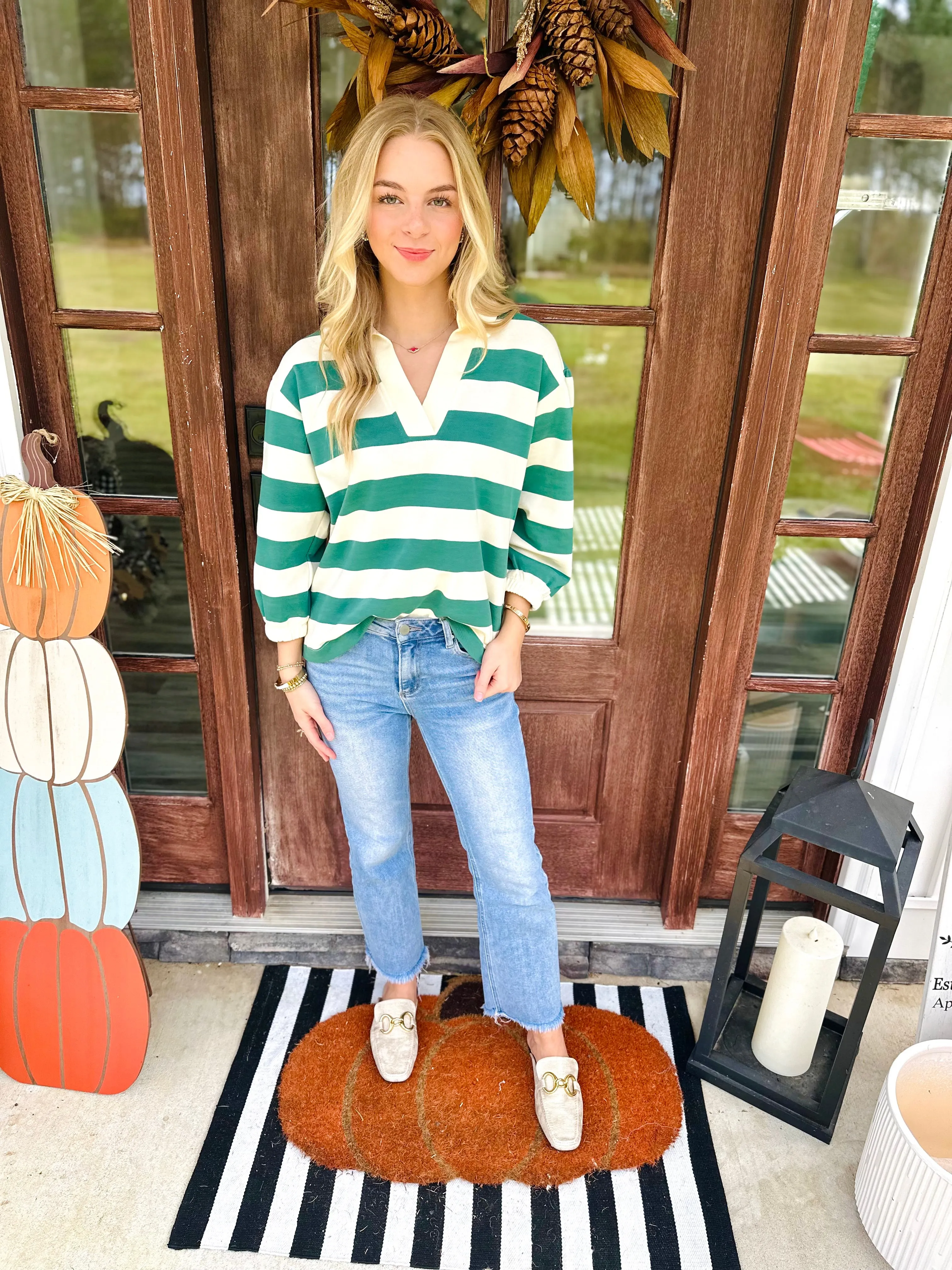 Genevieve Striped Sweater