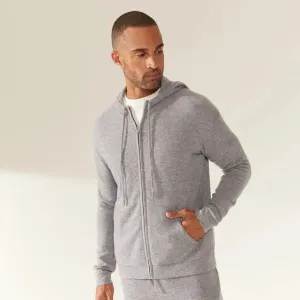 GOOD MAN BRAND Cashmere Zip Hood Grey