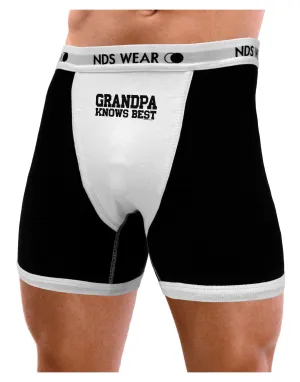 Grandpa Knows Best Mens Boxer Brief Underwear by TooLoud