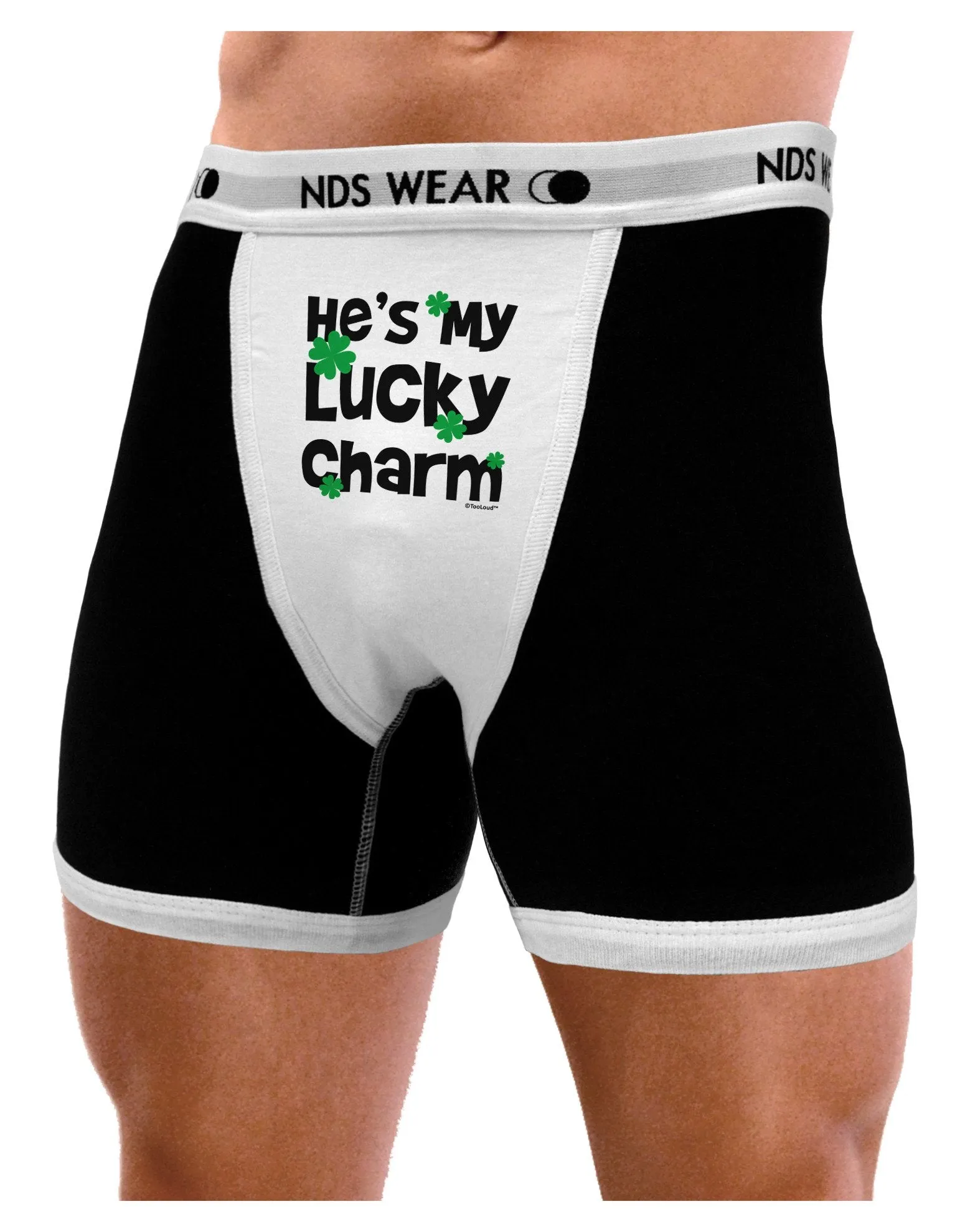 He&#8216;s My Lucky Charm - Matching Couples Design Mens Boxer Brief Underwear by TooLoud