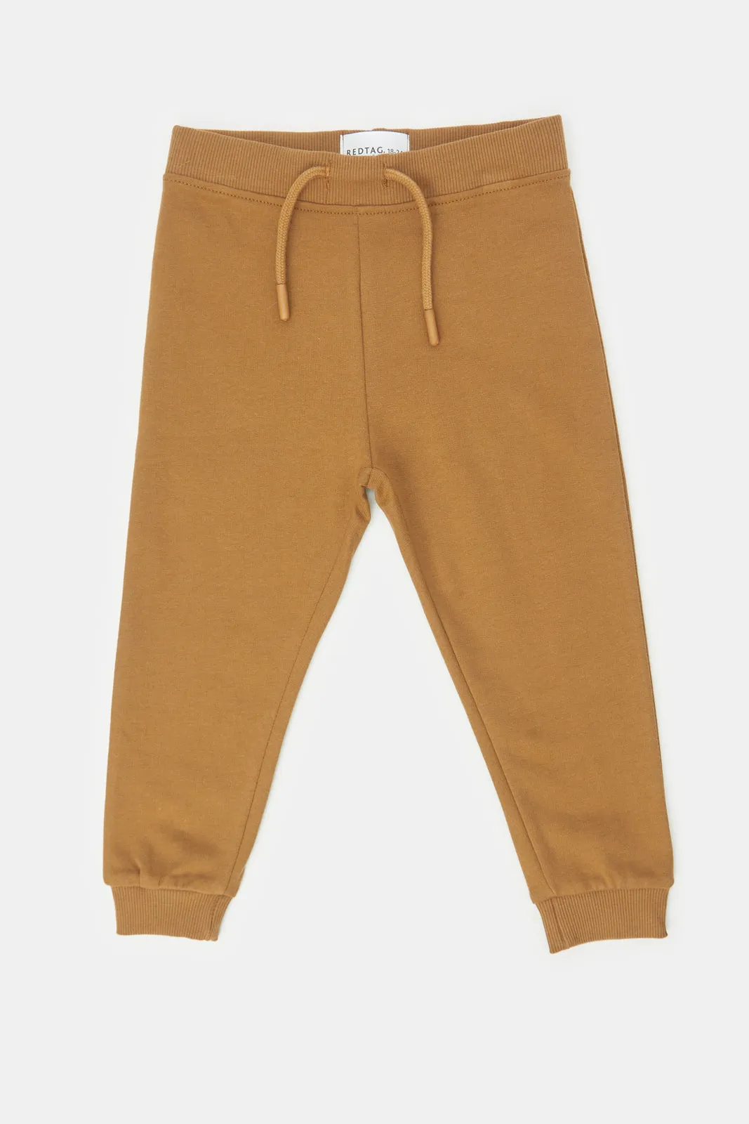 Infant Boys Brown Plain Active Pants