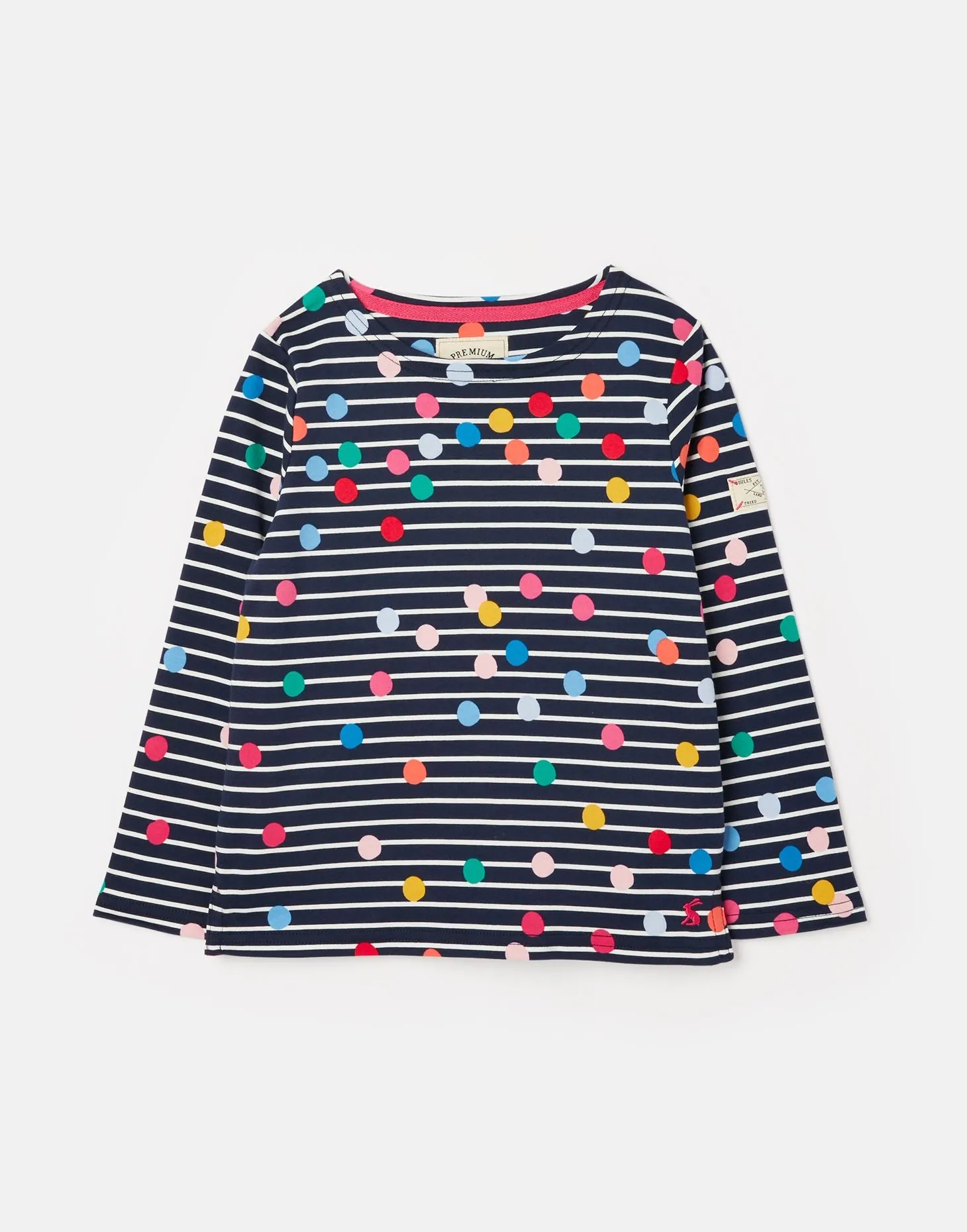 Joules Harbour Long Sleeve Top Spot Stripes